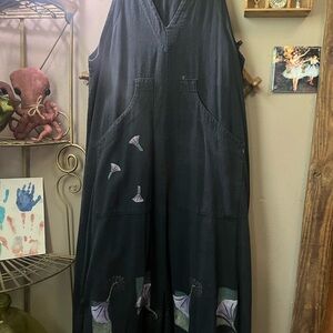 3 vintage Blue fish Dress lot
